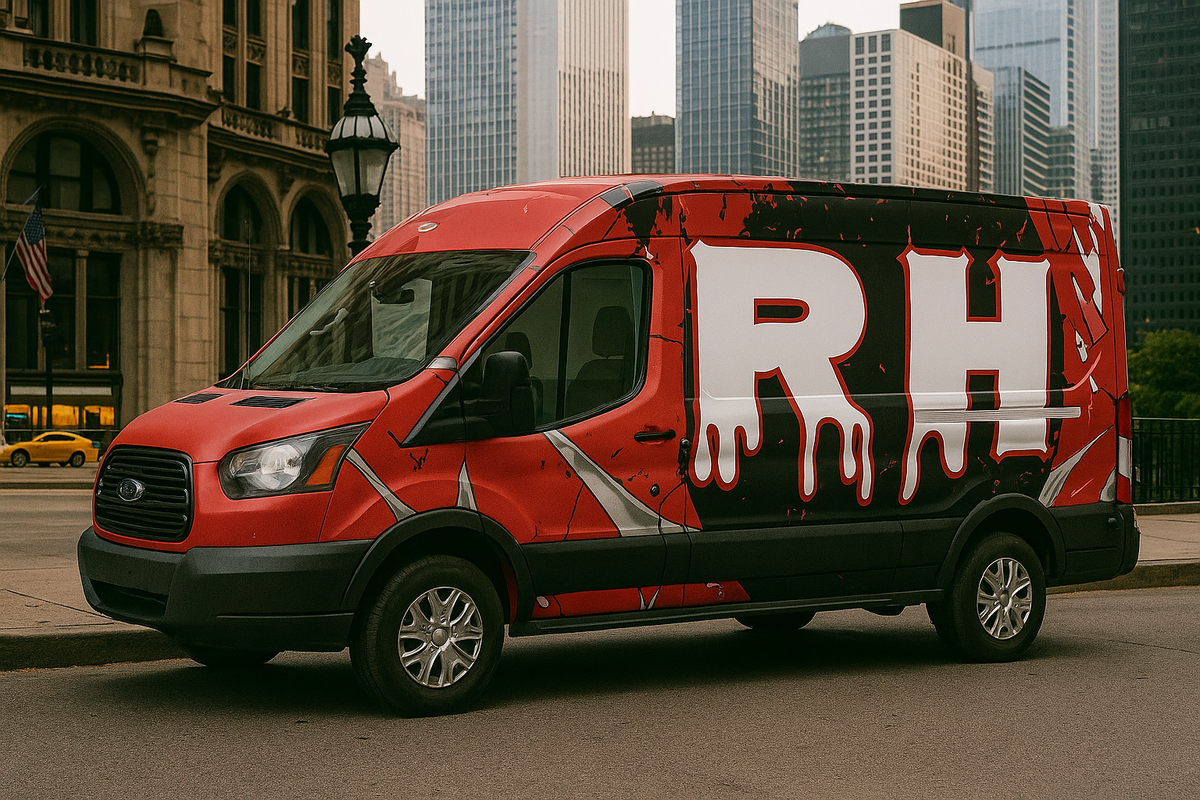 Van - Custom Graphics – Rock House Wrap & Vinyl