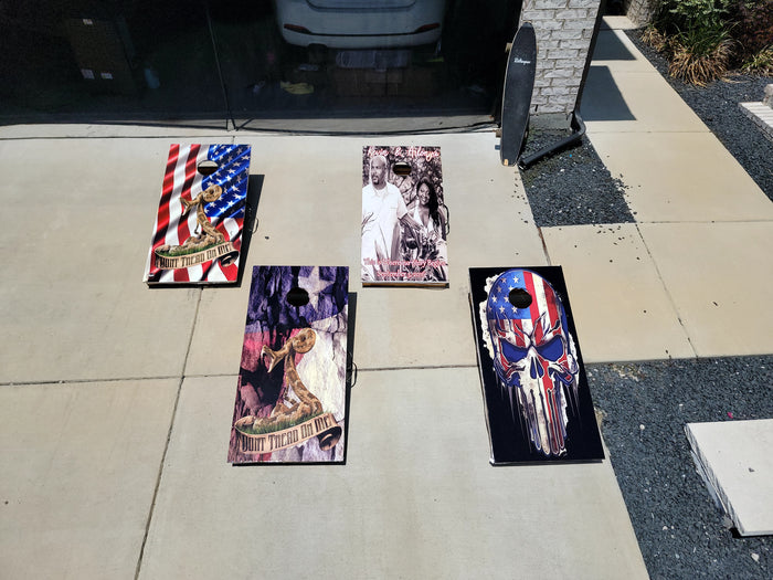 Cornhole Board Wraps