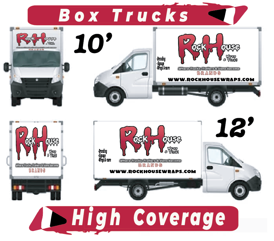 Box Truck Spot Decals