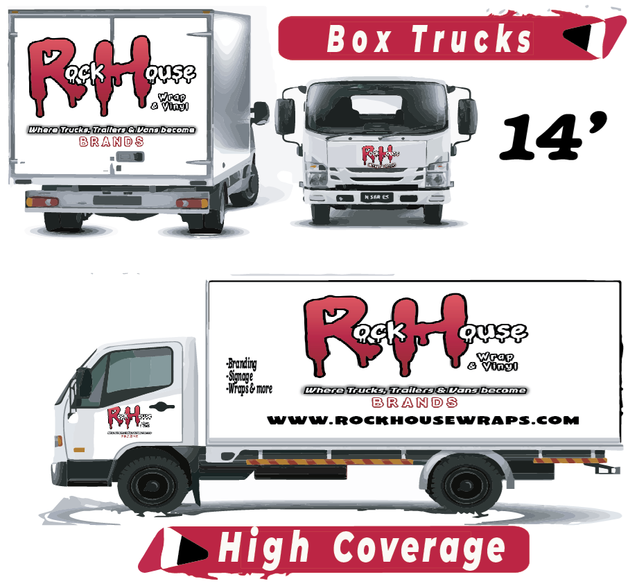 Box Truck Spot Decals
