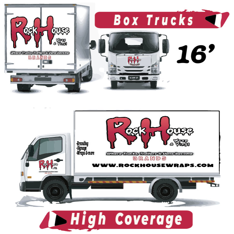 Box Truck Spot Decals