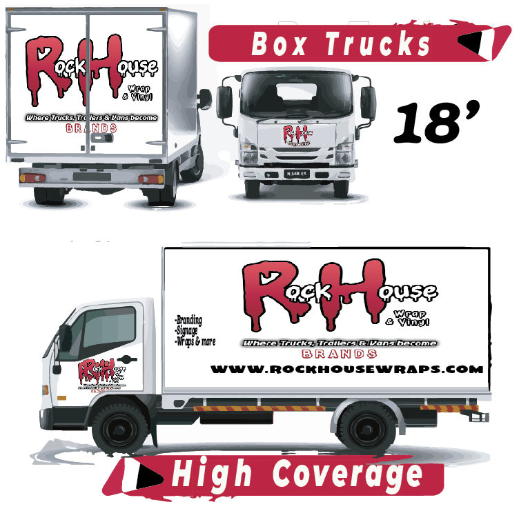 Box Truck Spot Decals