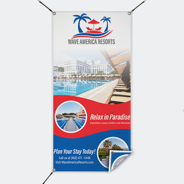 Heavy Duty  18oz Indoor/Outdoor Vinyl Banner
