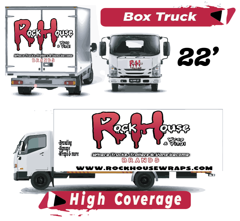 Box Truck Spot Decals