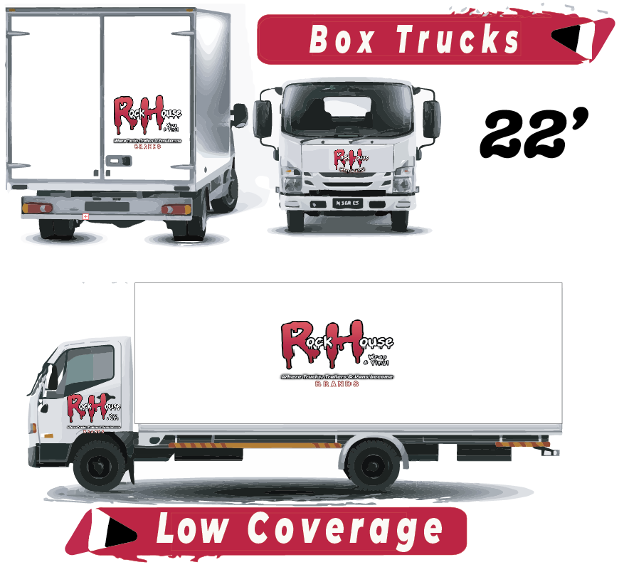 Box Truck Spot Decals