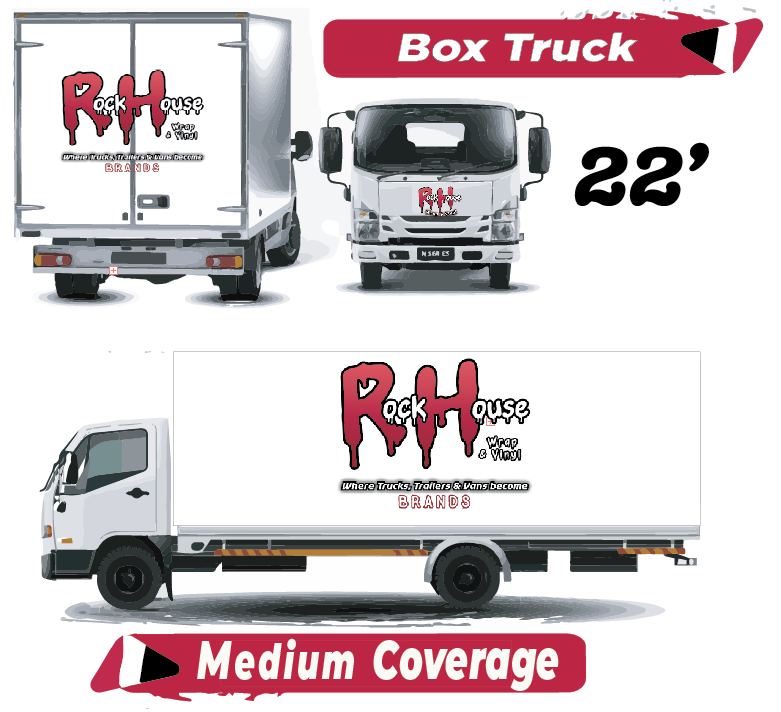 Box Truck Spot Decals