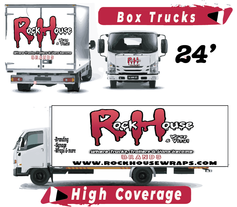Box Truck Spot Decals