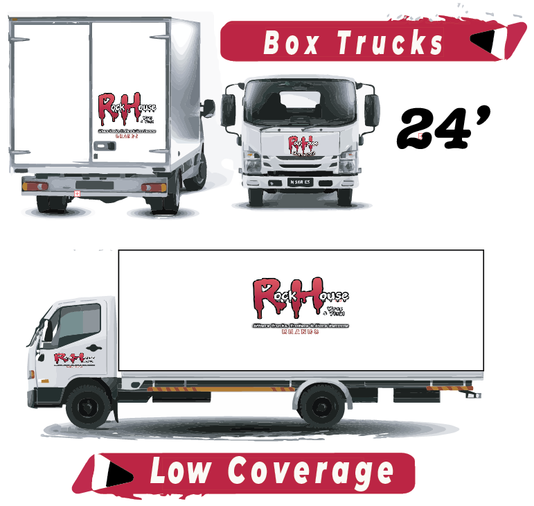Box Truck Spot Decals
