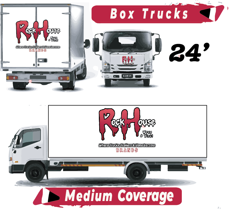 Box Truck Spot Decals