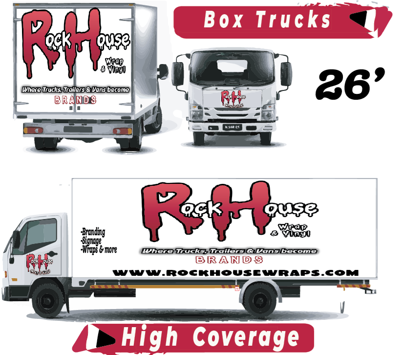 Box Truck Spot Decals
