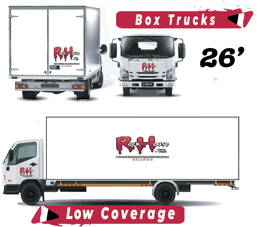 Box Truck Spot Decals