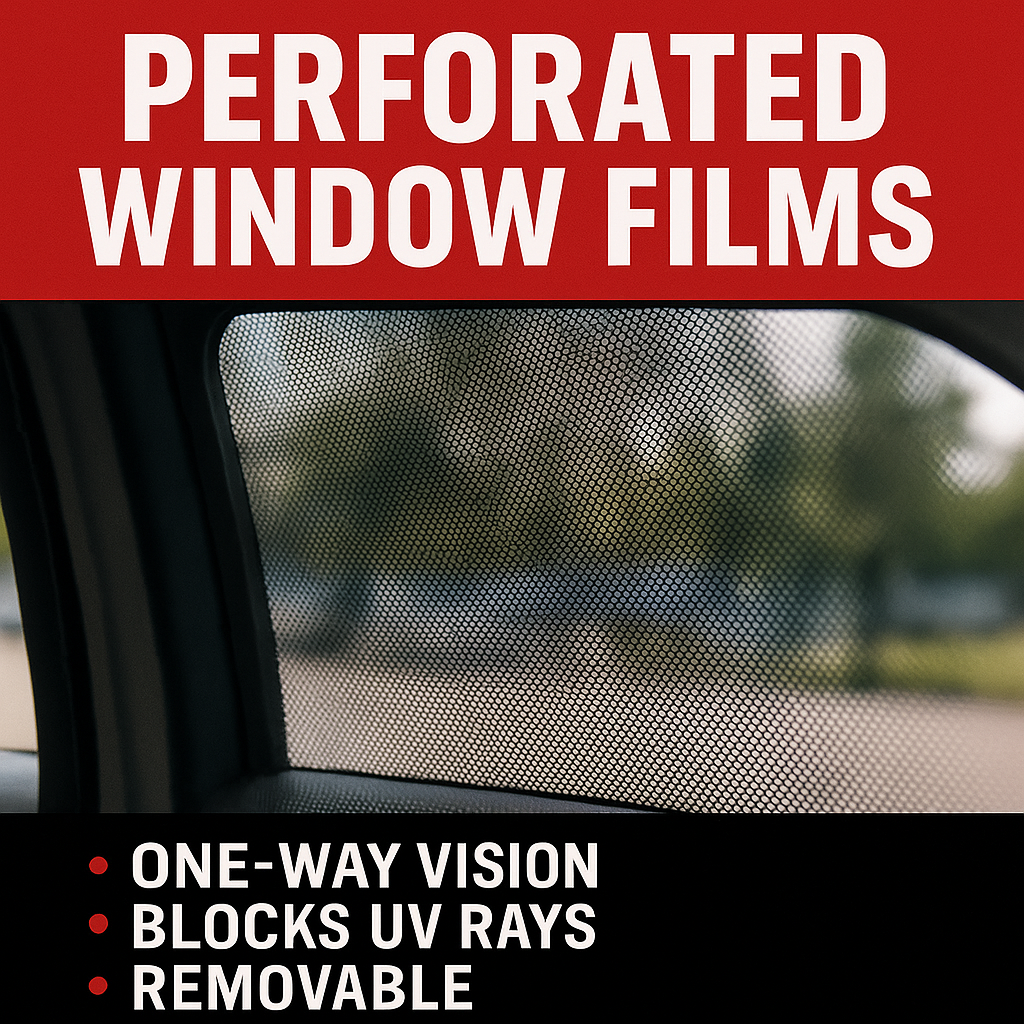 One-Way Window Vinyl for Rear Windows (VEHICLES)