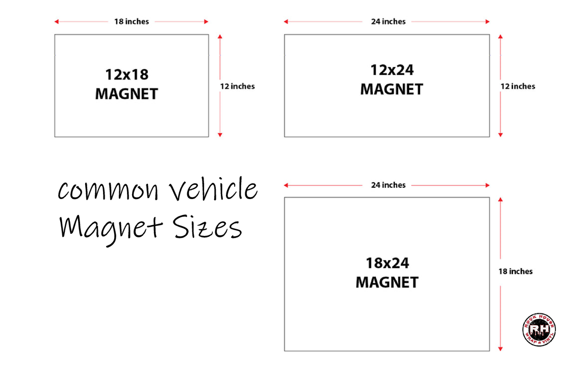 Magnetic Vehicle Signs, Set of 2 Custom Car Magnets