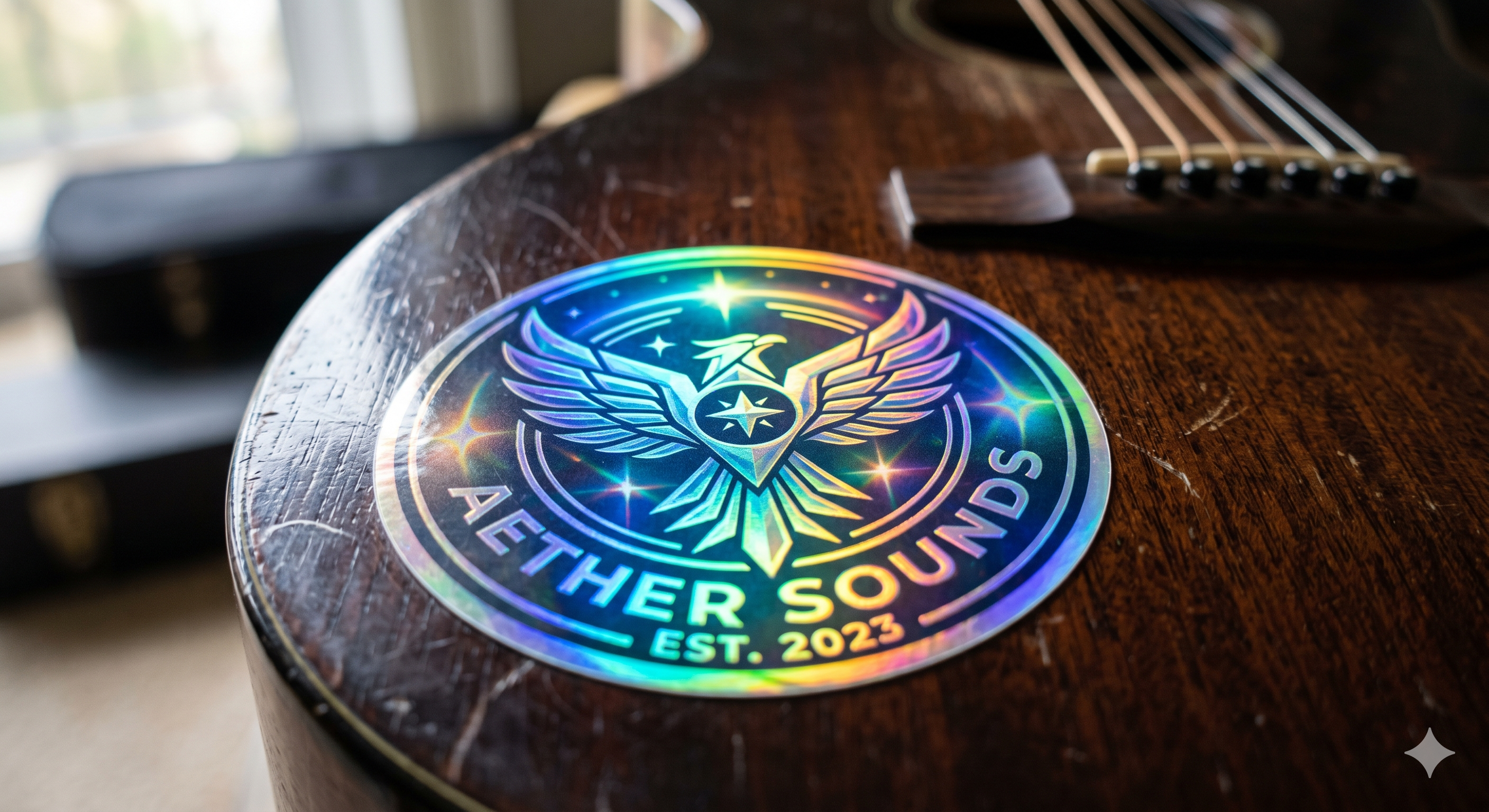 Holographic Stickers | Waterproof Rainbow Vinyl Stickers