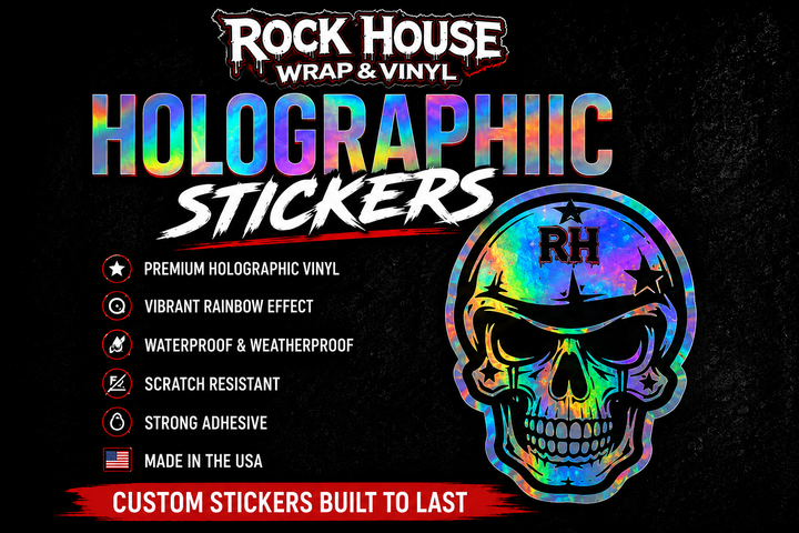Holographic Stickers | Waterproof Rainbow Vinyl Stickers