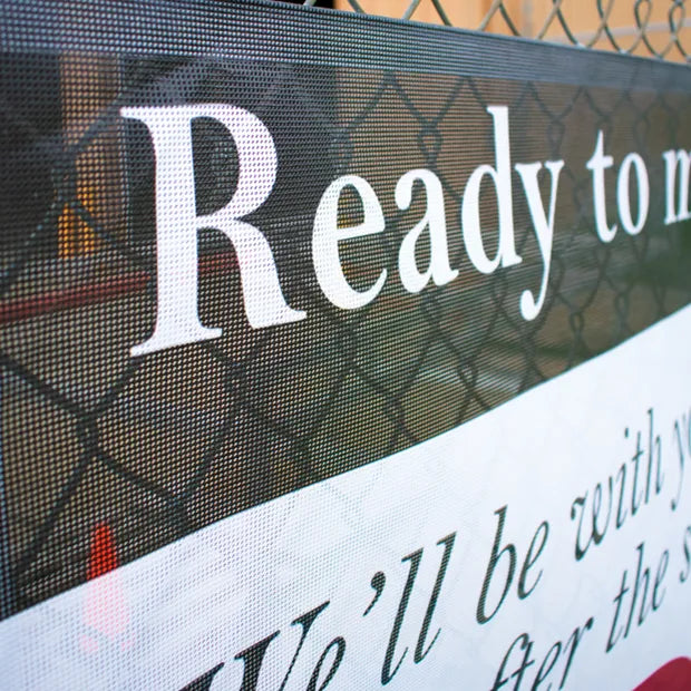 Custom 8 oz Indoor/Outdoor Vinyl Banner