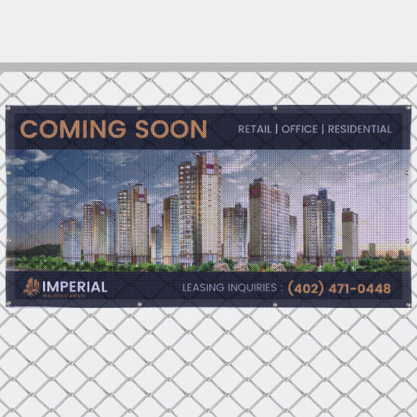 Custom 8 oz Indoor/Outdoor Vinyl Banner