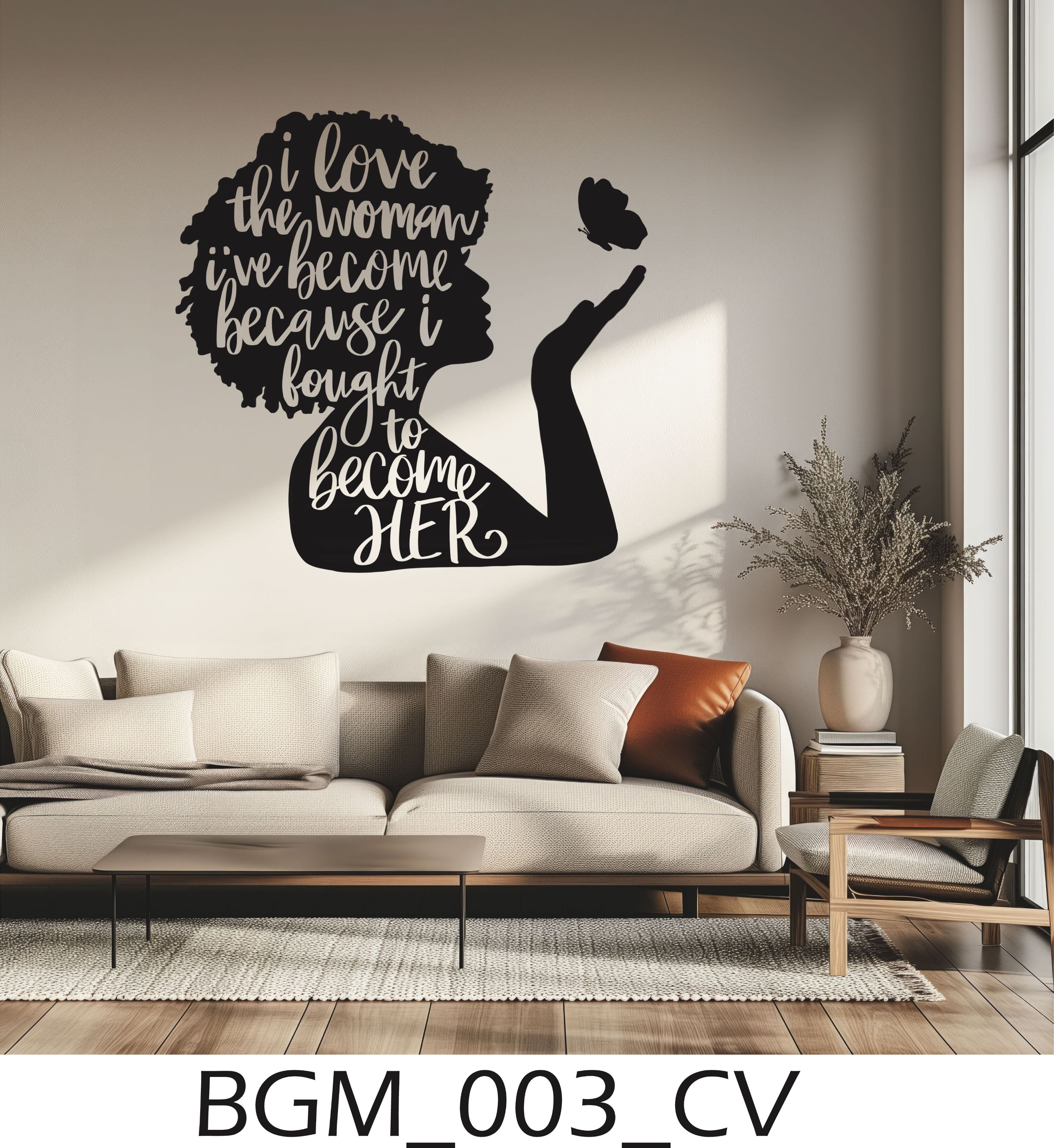 WALL DECALS (BLACK GIRL MAGIC(BGM))