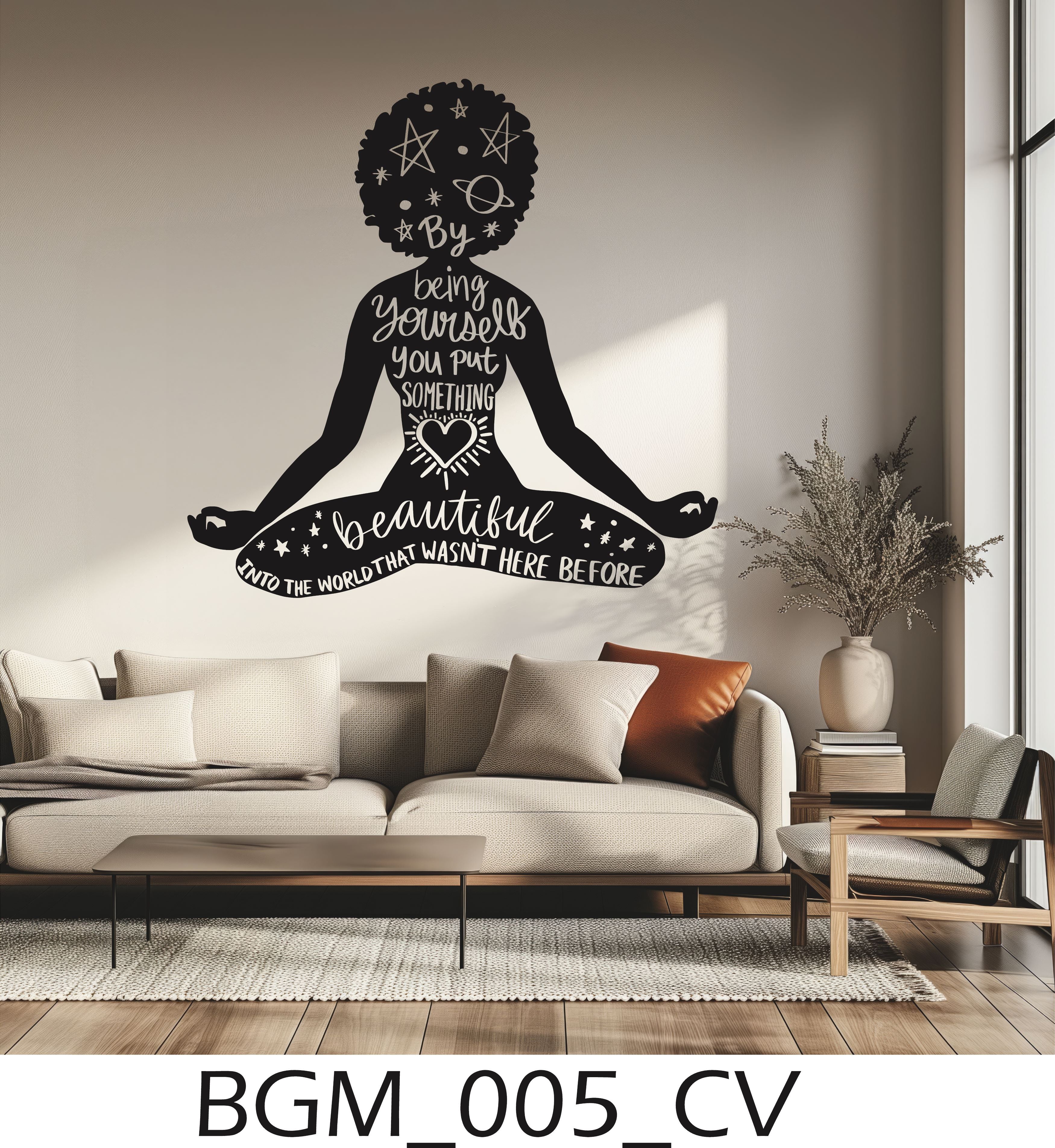 WALL DECALS (BLACK GIRL MAGIC(BGM))