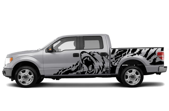 Bear splash side decals graphics compatible with Ford F150 2009-2014