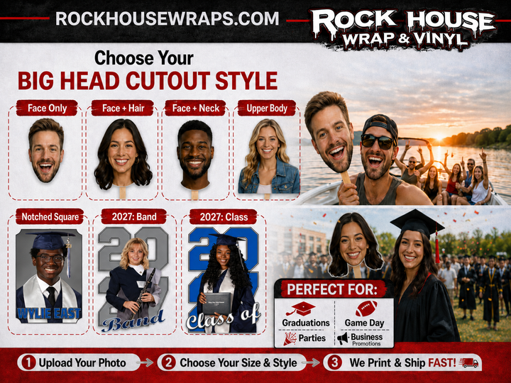 Wylie East Band Big Head Cutouts Fundraiser