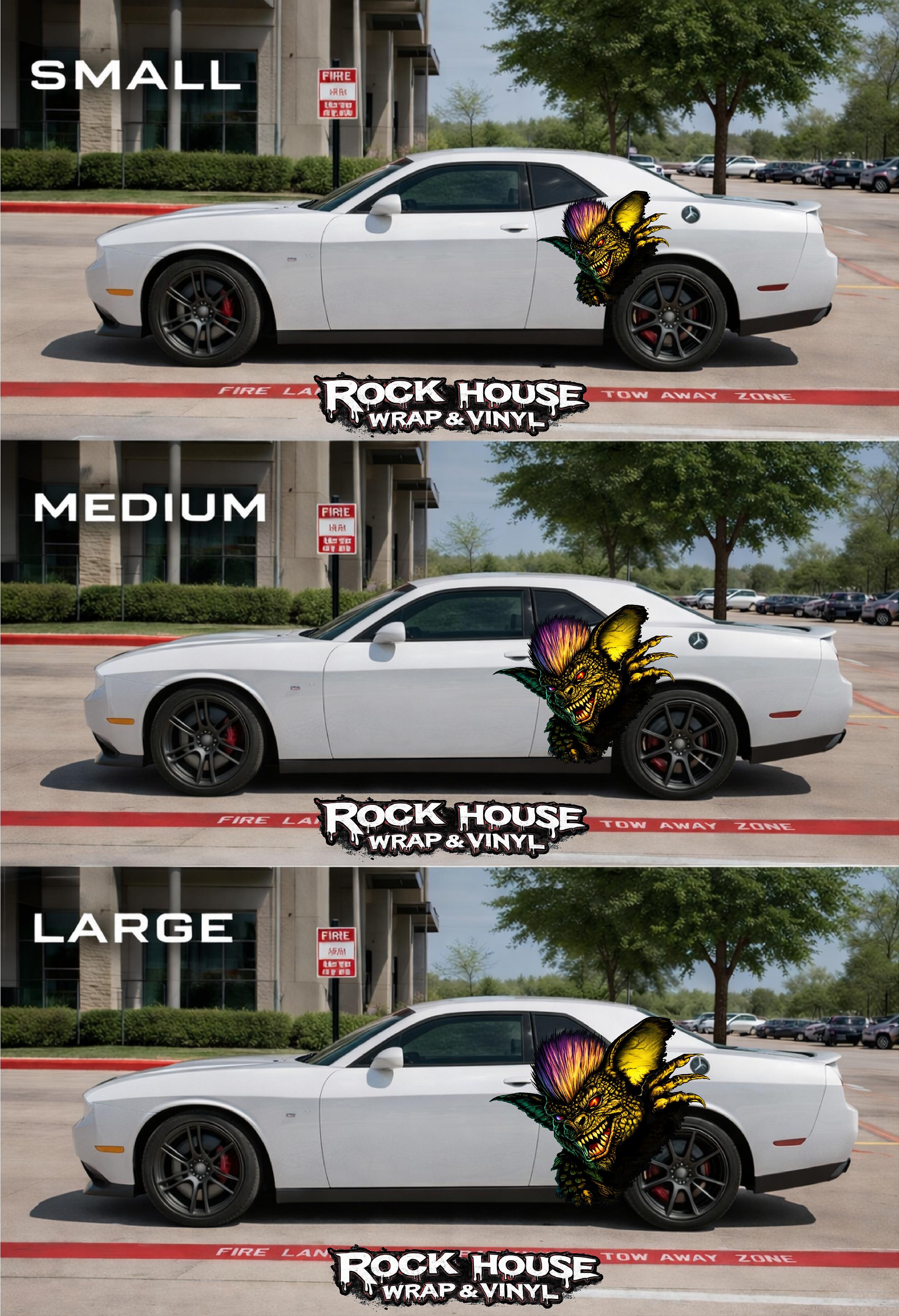 Gremlin Print & Cut Side Decals (Pair)