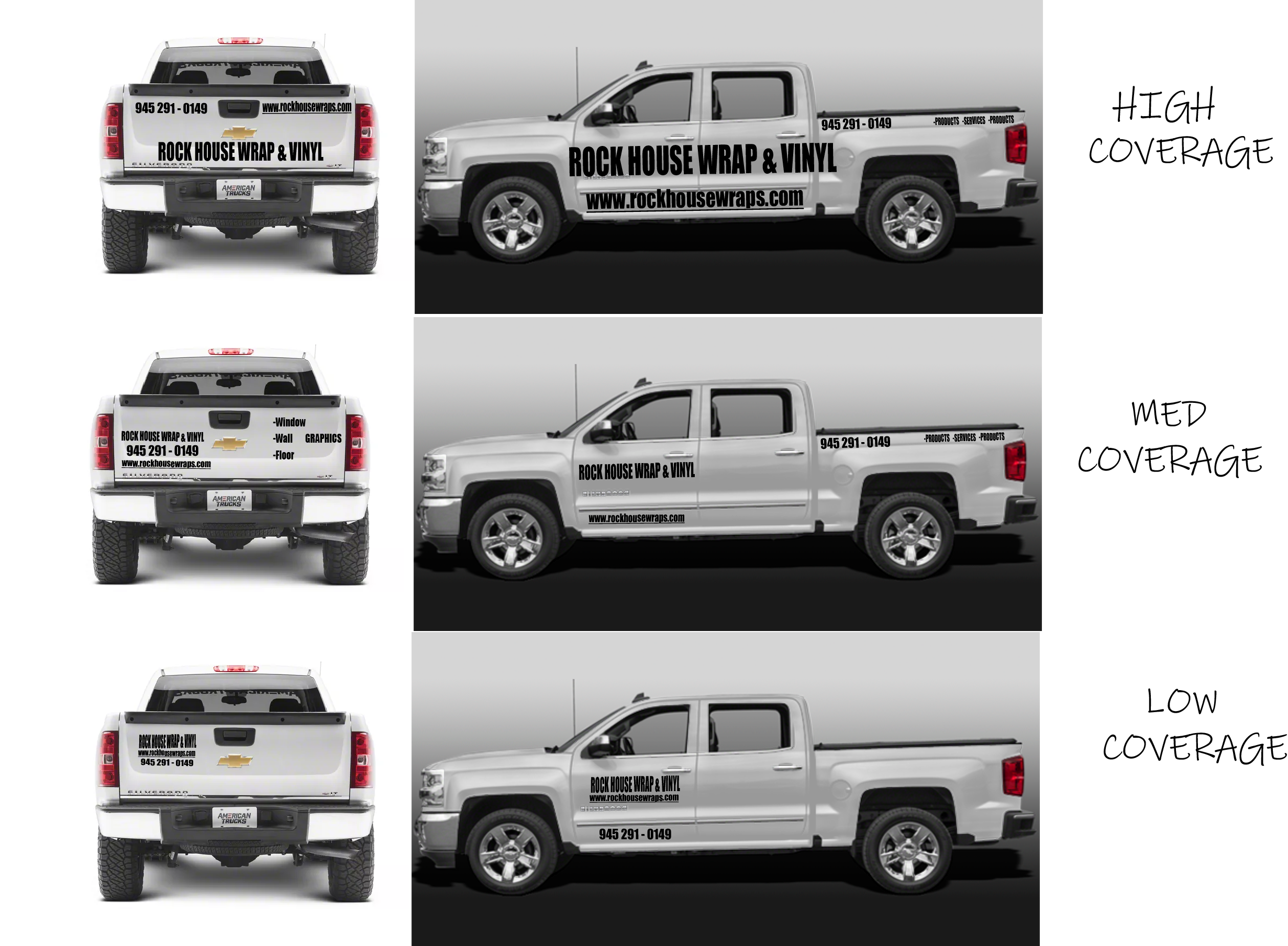 Pick up Truck Lettering