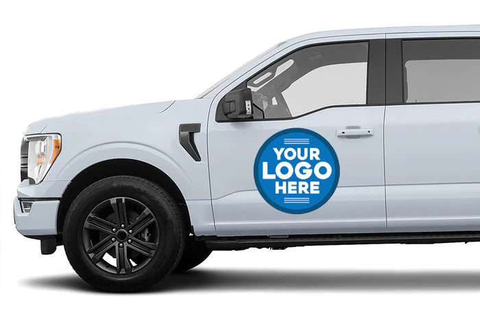 Custom Logo Decals | Upload Your Logo | Waterproof Outdoor Vinyl