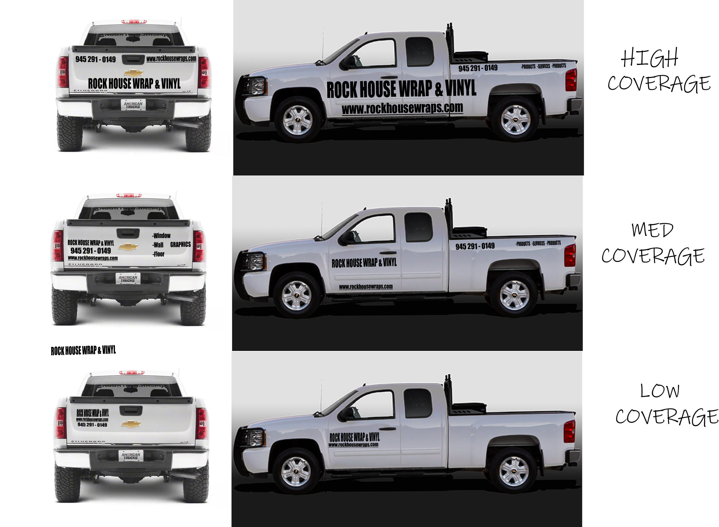 Pick up Truck Lettering