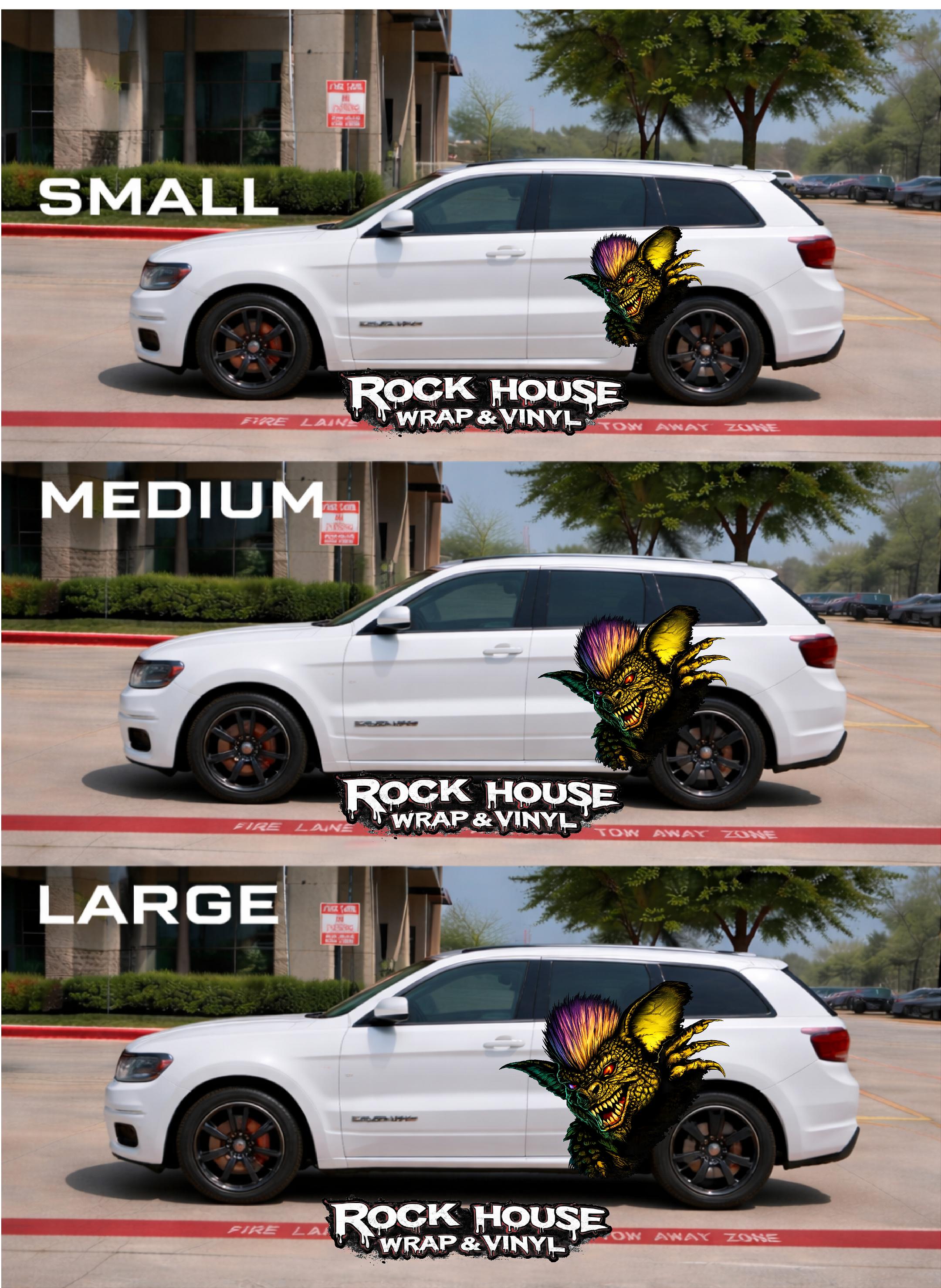 Gremlin Print & Cut Side Decals (Pair)
