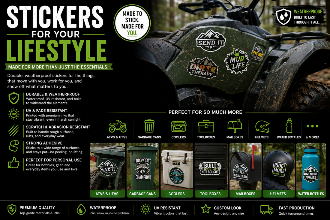 Industrial Strength Stickers | High-Tack Adhesive Vinyl