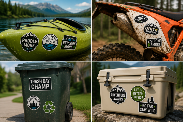 Industrial Strength Stickers | High-Tack Adhesive Vinyl