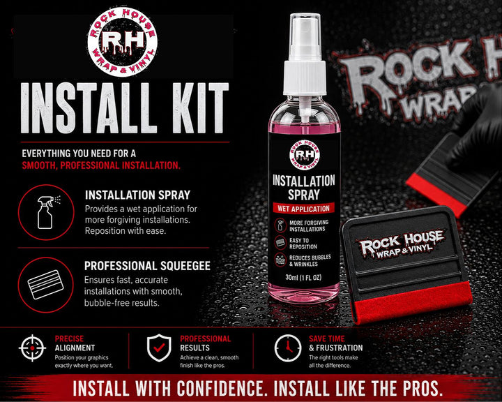 Rock House Vinyl Install Kit