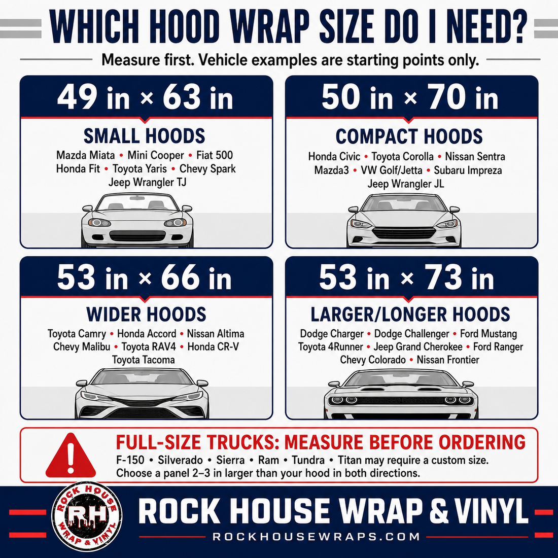 Star Fire Car & Truck Hood Wrap