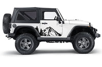 Jeep Wrangler JK 2 doors graphics decals