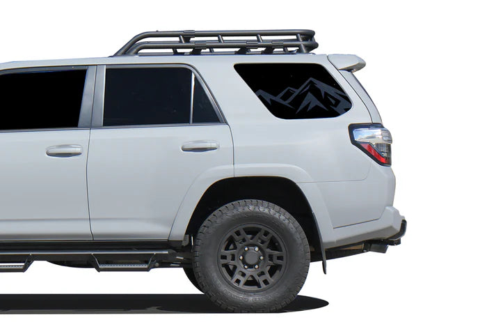 Mountains for quarter windows graphics decals compatible with Toyota 4Runner