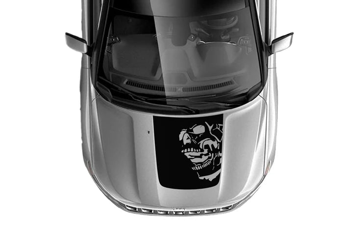 Nightmare hood graphics decals compatible with Jeep Compass