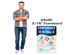 Full Color Printed 3/16"Foam Board