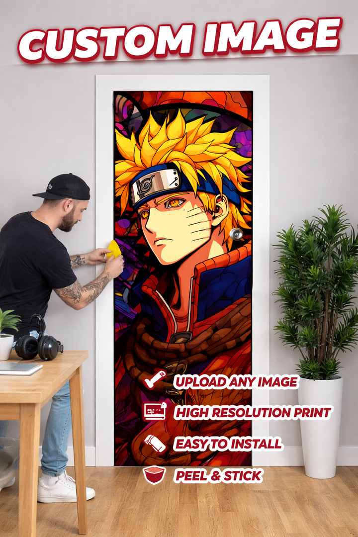Custom Peel & Stick Door Mural
