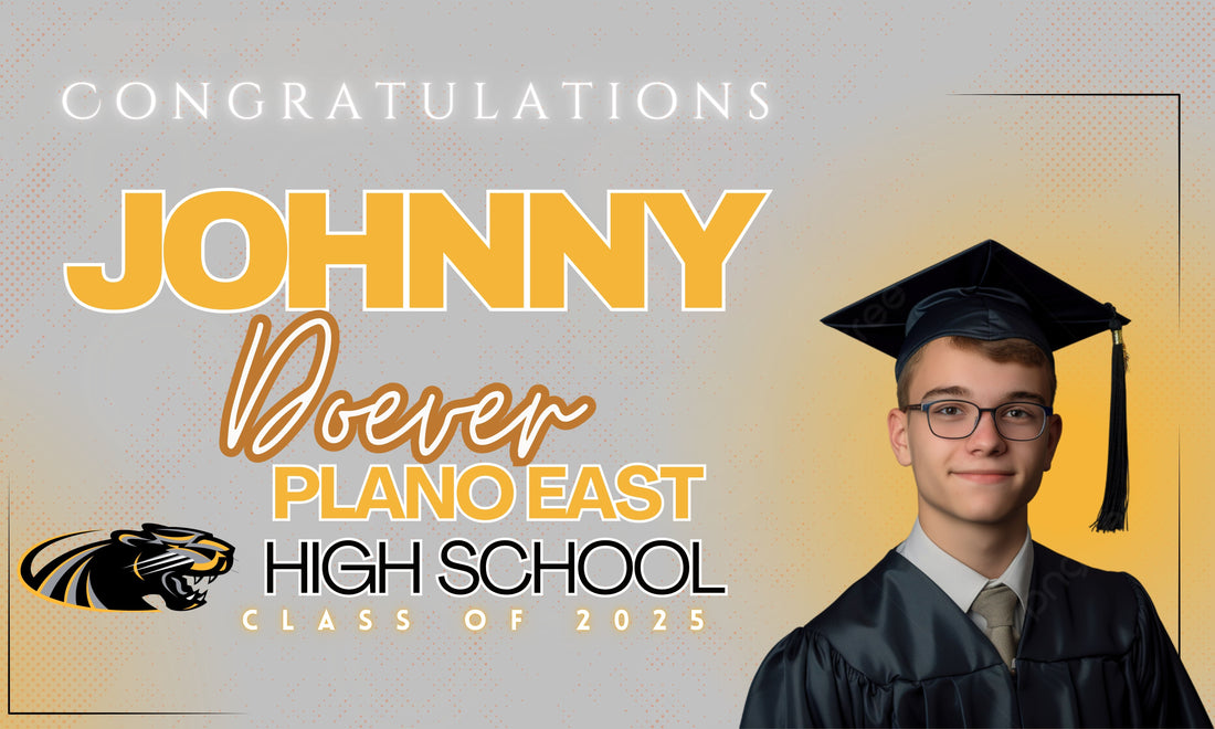 Graduation Printed Yard Signs with H-Stakes
