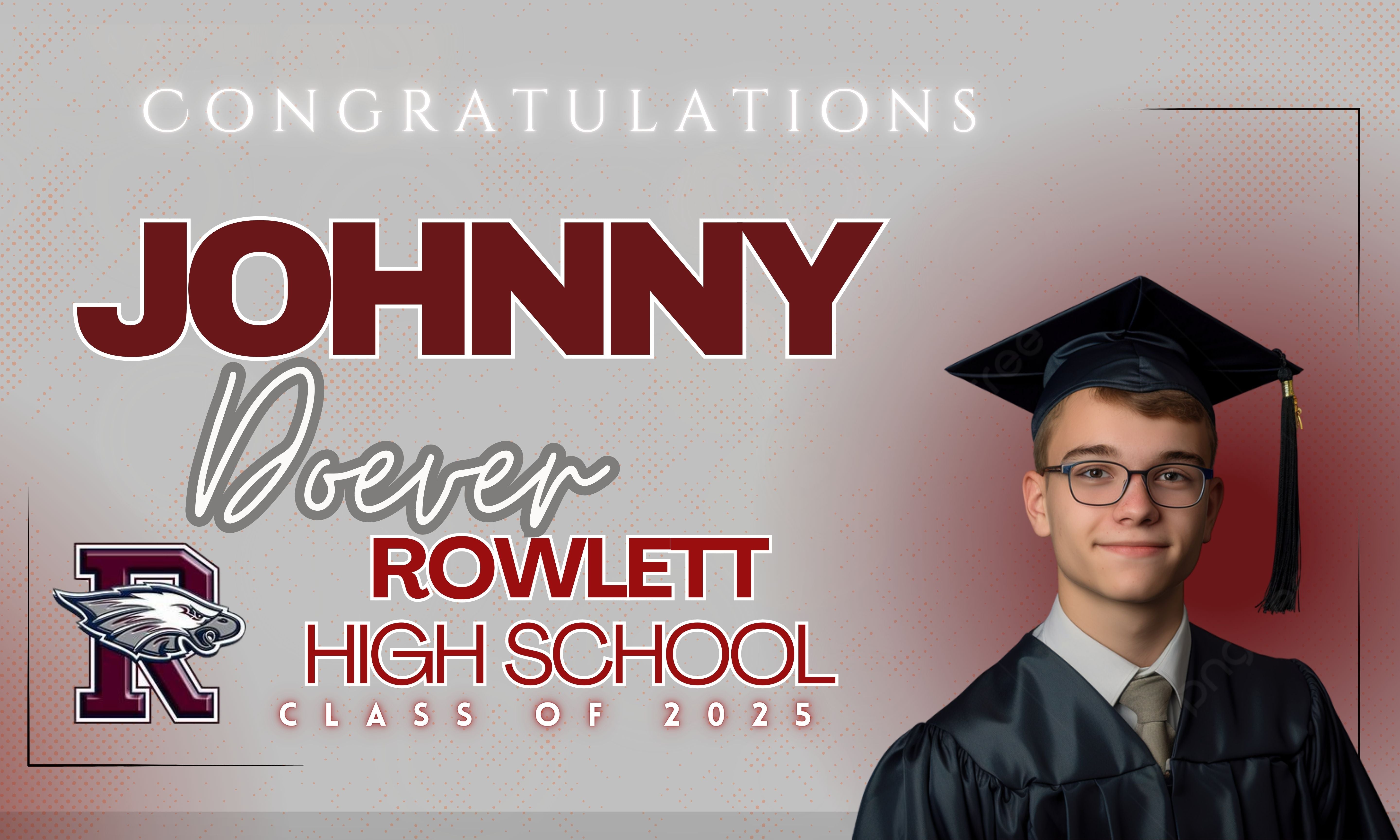 Graduation Printed Yard Signs with H-Stakes