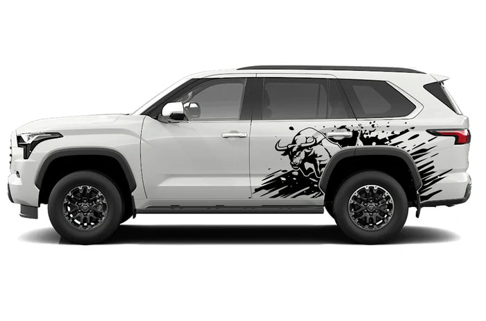 Side bull splash decals graphics compatible with Toyota Sequoia