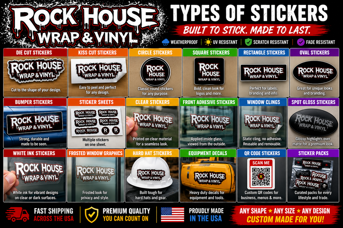 Holographic Stickers | Waterproof Rainbow Vinyl Stickers