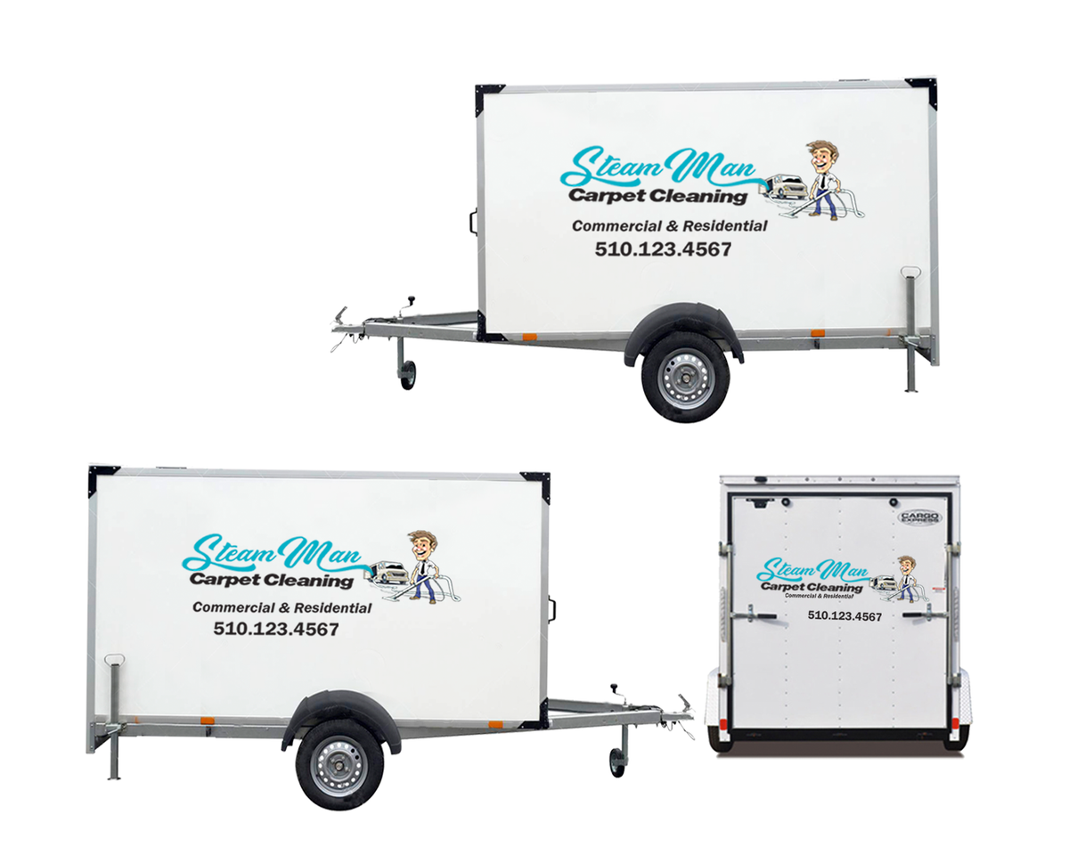 5' x 8' Trailer Enclosed Printed Decal Price