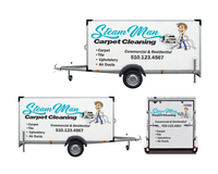 6' x 12' Trailer Enclosed Printed Decal Price