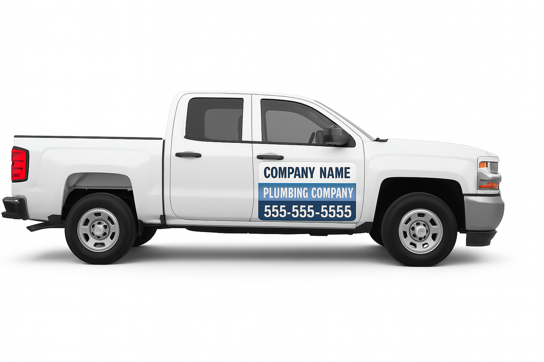 Magnetic Vehicle Signs, Set of 2 Custom Car Magnets