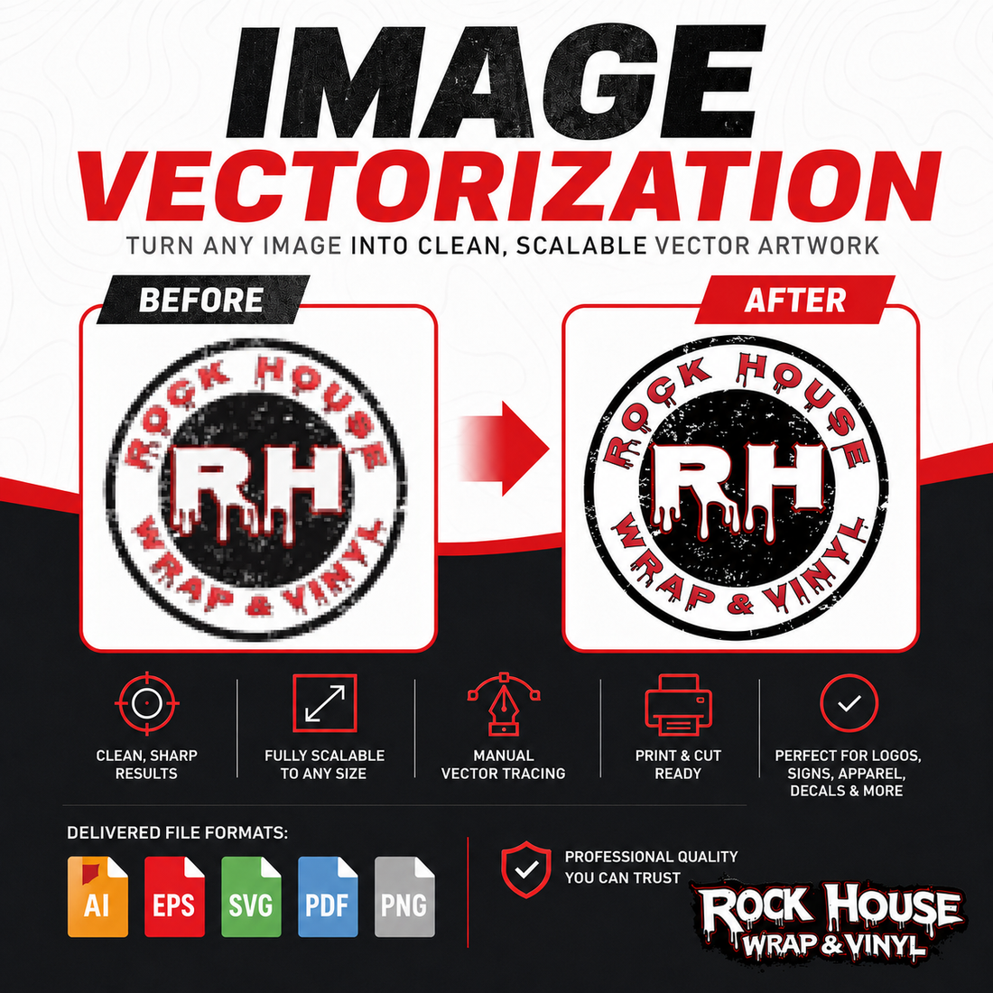 Professional Image Vectorization Service