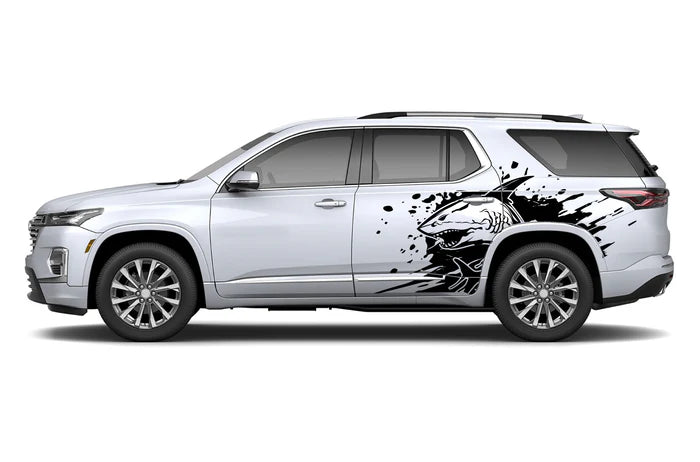 Wild sea side graphics decals compatible with Chevrolet Traverse 2018-2023