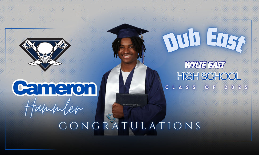 Graduation Printed Yard Signs with H-Stakes