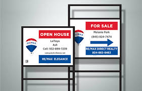 Real Estate H-Frame Sign Holder & Inserts